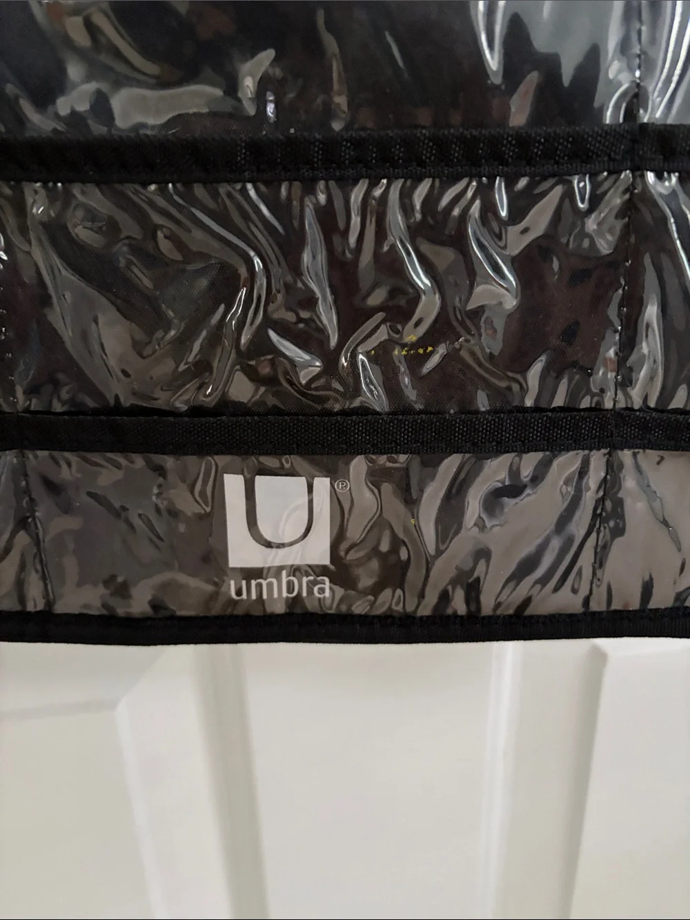 Umbra Black Dress-Style Jewelry Organizer with Clear Pockets